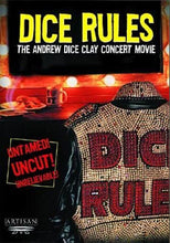 Load image into Gallery viewer, TV ANDREW DICE CLAY DICE RULES STAND UP COMEDY DVD 1991 VERY RARE