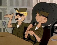 Load image into Gallery viewer, BEETLE BAILEY COMPLETE 50 EPISODES 2 DVD ISO SET KIDS VERY RARE CARTOON 1963-64