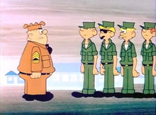 Load image into Gallery viewer, BEETLE BAILEY COMPLETE 50 EPISODES 2 DVD ISO SET KIDS VERY RARE CARTOON 1963-64