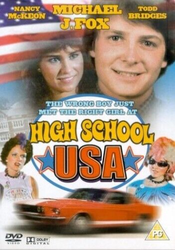 TV High School USA DVD ISO VERY RARE MOVIE MICHAEL J FOX 1983