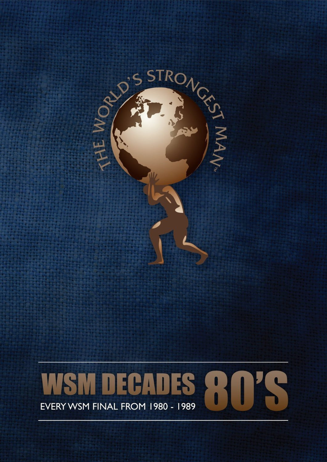 TV WORLDS STRONGEST MAN 1 80'S DECADE 1980-89 WSM DVD SET RARE