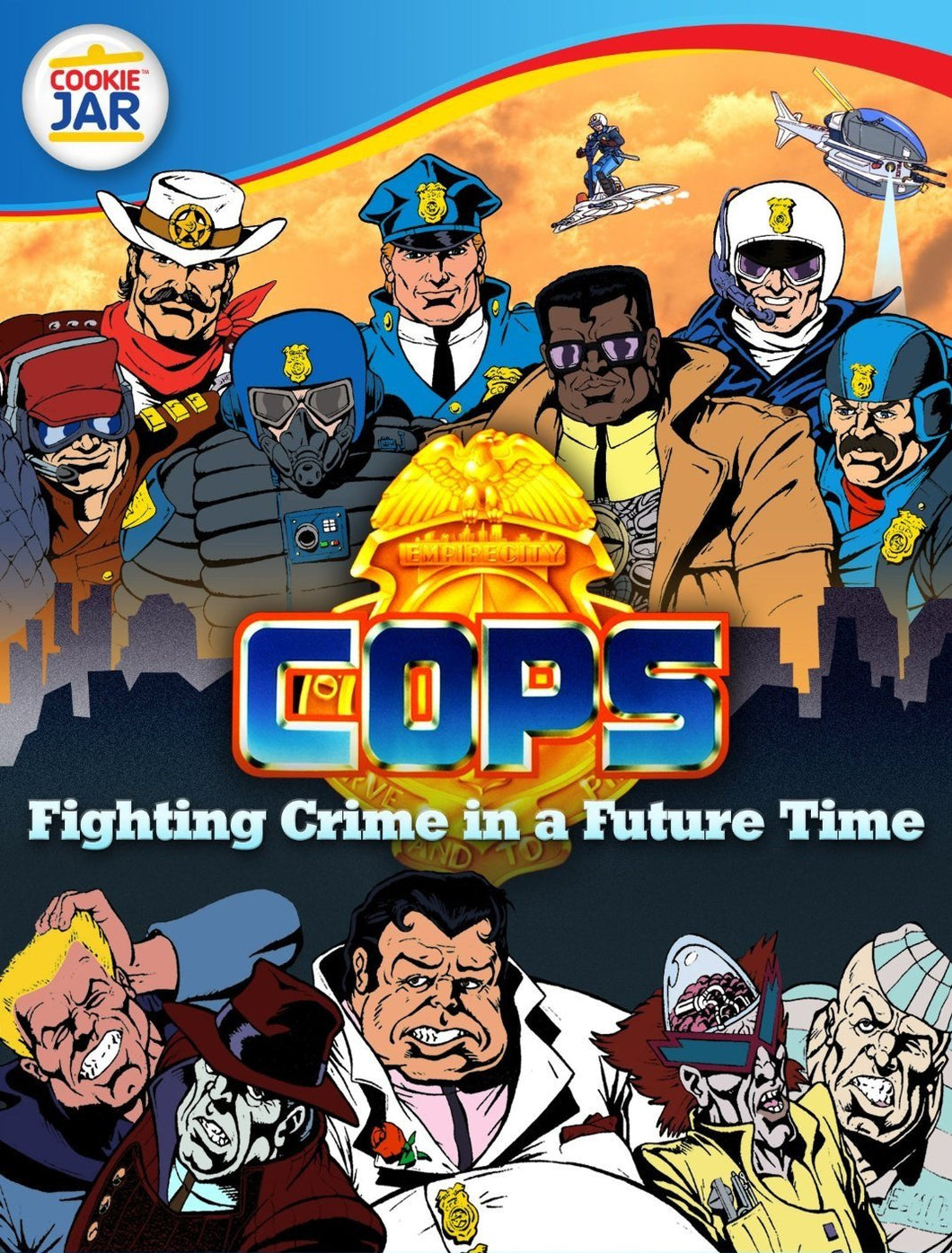 C.O.P.S. Animated Series Complete 65 Episodes 6 DVD ISO Set 1988-89