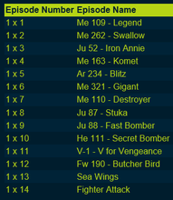 Load image into Gallery viewer, TV WINGS OF THE LUFTWAFFE 14 PART SERIES COMPLETE DVD ISO SERIES
